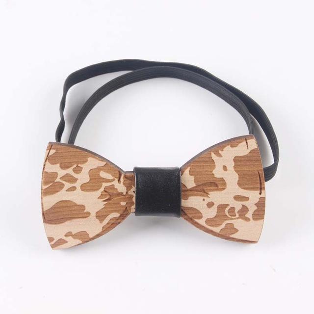 Handmade Elegant Fashion Wooden Bow Tie-Wooden Gallery