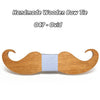 Handmade Mustache Wooden Bow Tie-Wooden Gallery
